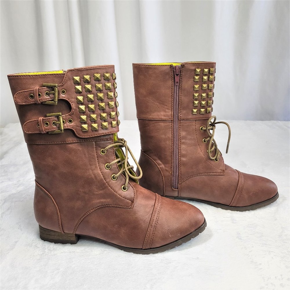 * Privileged Titan Riding Boot Cognac Brown